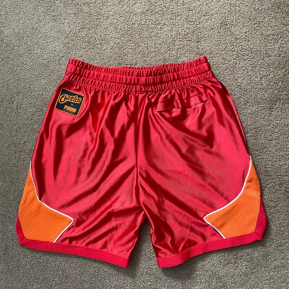 PUMA Basketball x Cheetos Dazzle Shorts “Rickie Orange” (Men’s Size Small) NWT - Picture 4 of 13